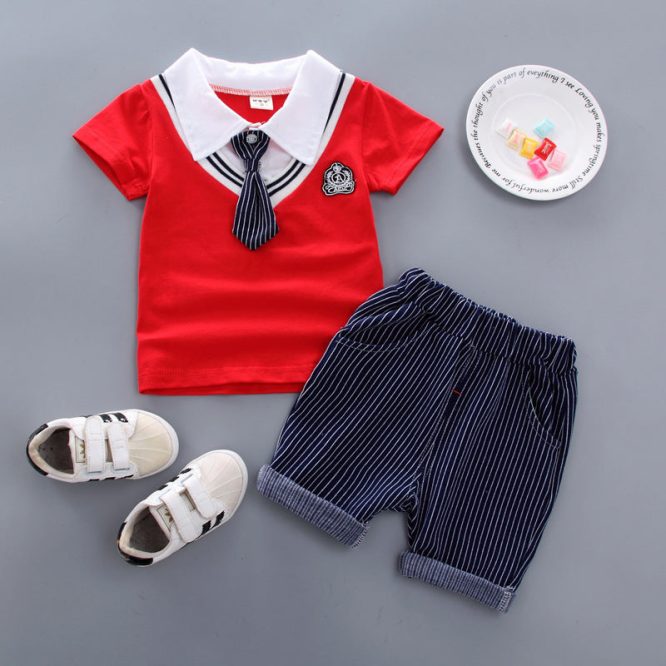Boys Sailor 2 Pcs Set - Image 3