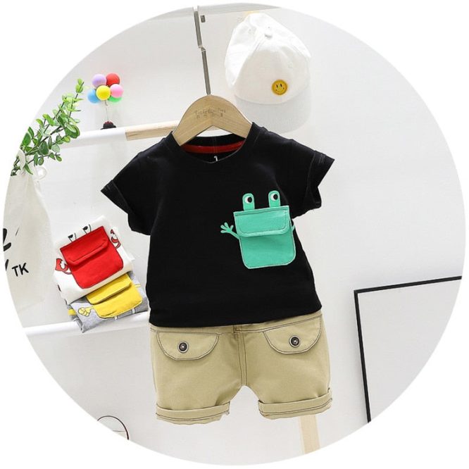Boys Smiley Pocket 2 Pcs Set - Image 9