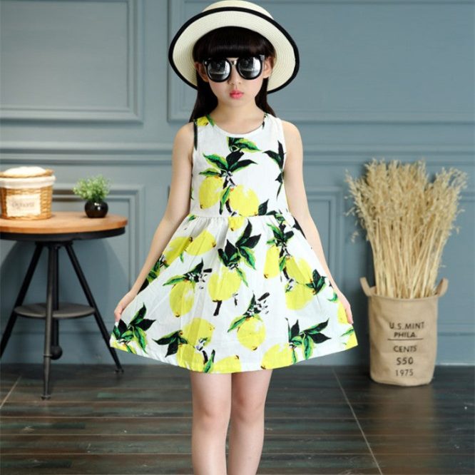 Girls Multi Print Dress - Image 28