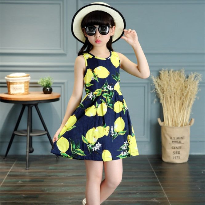 Girls Multi Print Dress - Image 26