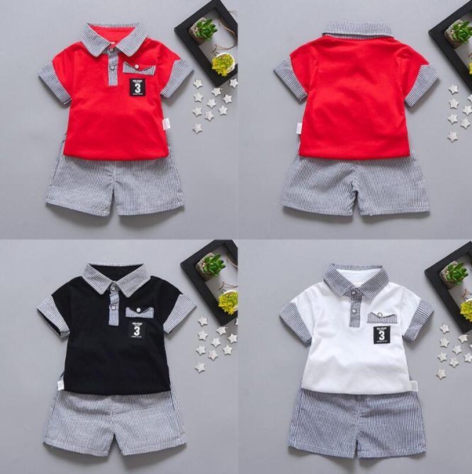 Boys Cotton 2 Pcs Summer Set - Image 4