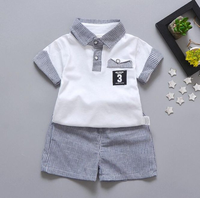 Boys Cotton 2 Pcs Summer Set - Image 2