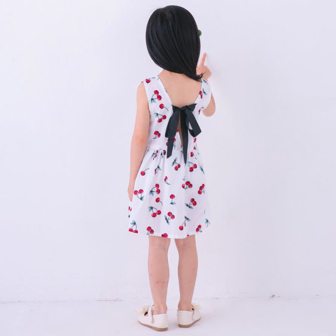 Girls Multi Print Dress - Image 10