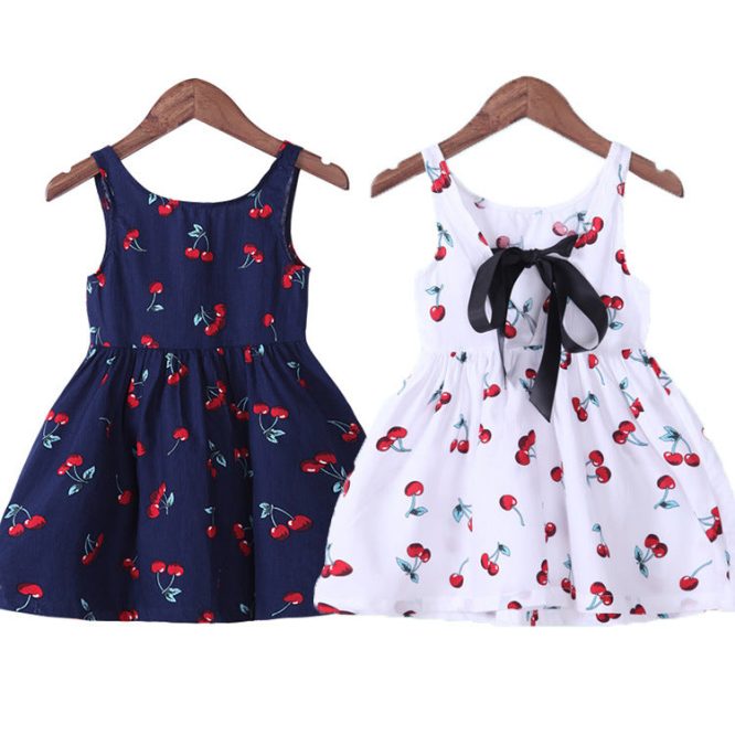 Girls Multi Print Dress - Image 12