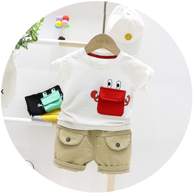 Boys Smiley Pocket 2 Pcs Set - Image 8