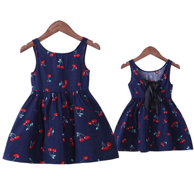 Girls Multi Print Dress - Image 11