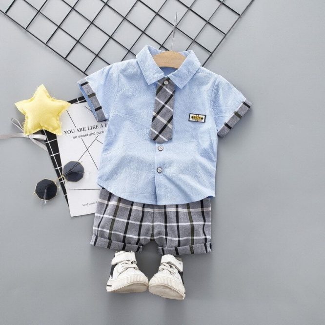 Boys Linen 2 Pcs Set