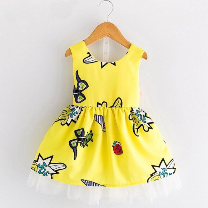 Girls Graffiti Print Tutu Dress - ONLY 4 LEFT !!! - Image 2