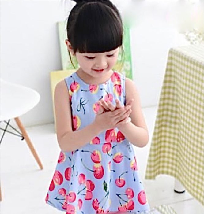 Girls Multi Print Dress - Image 32