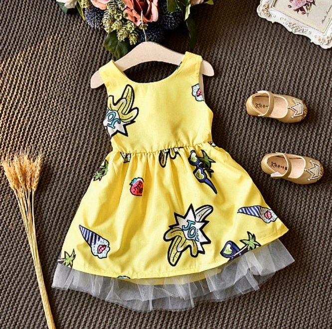 Girls Graffiti Print Tutu Dress - ONLY 4 LEFT !!! - Image 6