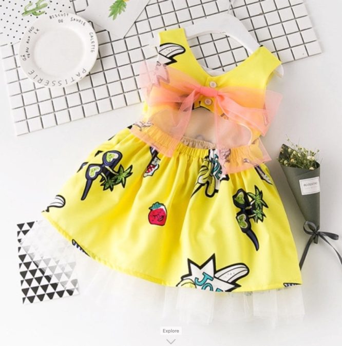 Girls Graffiti Print Tutu Dress - ONLY 4 LEFT !!! - Image 5