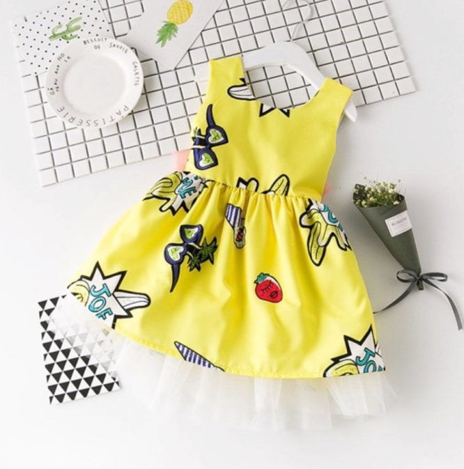 Girls Graffiti Print Tutu Dress - ONLY 4 LEFT !!! - Image 4